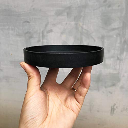Amazon.co.jp: BLACK PLASTIC SAUCER 黒 プラ鉢 厚口 ブラック