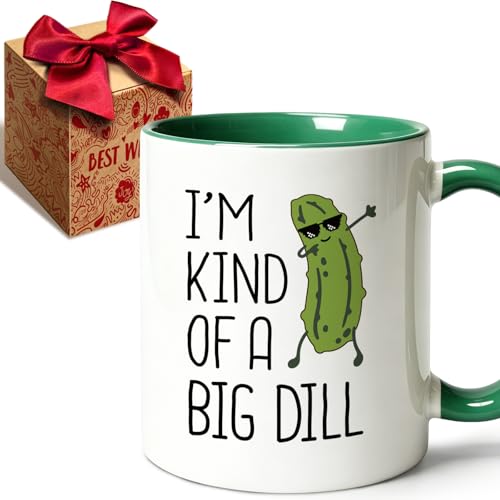 XYASMINELNK Funny Pickle Mug for Men and Women