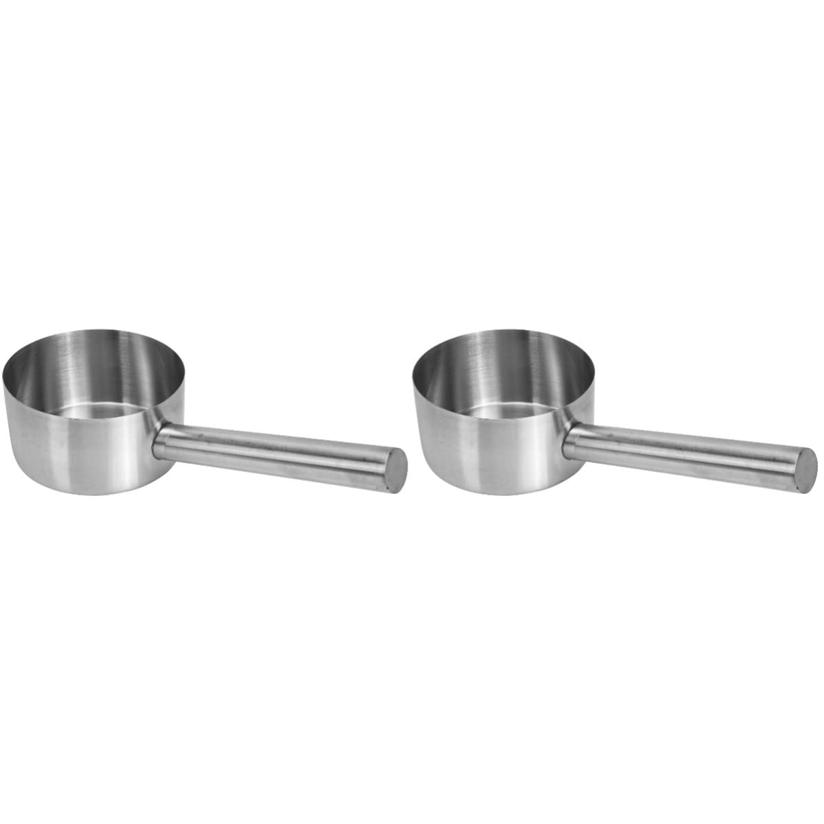 UHCPVHQQQWater ser of 2 Water Ladle Long Kitchen Water ladle Cup Bathing ladle Handle Stainless Steel Scoop Spoon