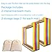 HUGELIU 2PCS Playing Run Mat for Boys Girls Indoor Outdoor Team Building Games for Work Adults, Field Day Games for Adults, Yard Game Family Carnival Fun Birthday Party Group Activity