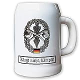 Design/Druck aus Deutschland Krug/Bierkrug 0,5l - Barettabezeichen ABC Abwehr BW Bundeswehr #10910