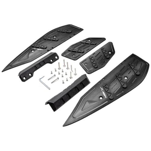 Repose-pieds pour XMAX 300 de 2017 à 2025 finition noir mat XMAX-Noir-B