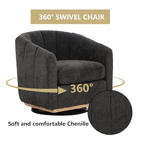 Sillón Plegable Chenille Chocolate miniatura 3