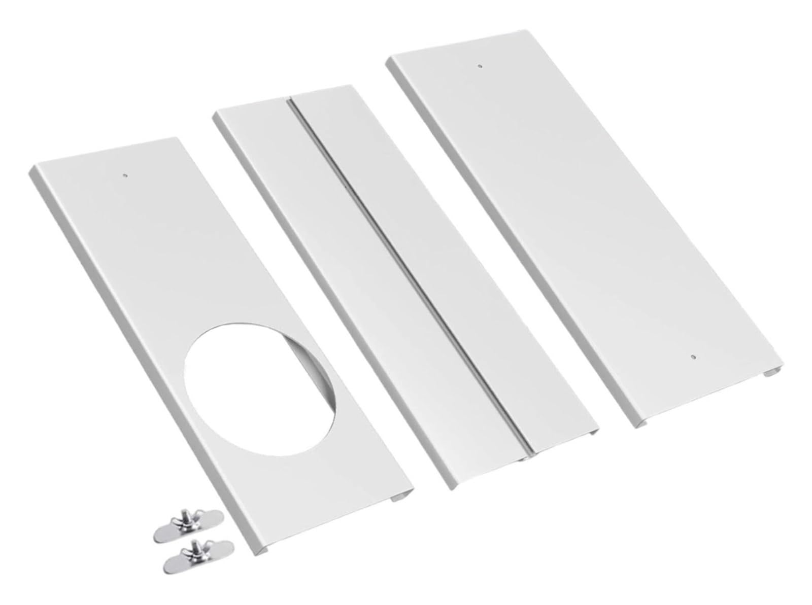 Sello de ventana deslizante para aire acondicionado portátil, kit de PVC ligero para una fácil instalación, sello de ventana de ajuste universal para eficiencia energética y t