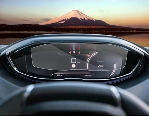 Navegación GPS Peugeot 5008 protector de cristal templado antirreflejos para salpicadero