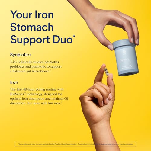 Ritual Iron Stomach Support Duo New 48-Hour Iron BioSeries™ and Synbiotic+ for Daily Gut Health Support, 30 Day Supply* - image 2