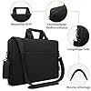 TECOOL 15,6 16 Zoll Laptoptasche Schultertasche für 15-15,6'' Lenovo Acer ASUS Dell HP Umhängetasche Notebook Wasserdicht Aktentasche, Laptop Tasche 16 Zoll MacBook Pro, Vivobook 16, Schwarz #4