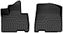 Mixsuper 1st Row Floor Mats Compatible with 2022-2023 Kia Carnival (Fits All Models) All Weather Floor Liners First Row Mat Liner Set Black