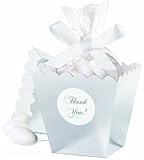 Wilton Silver Popcorn Box Favor Kit, 50 Count