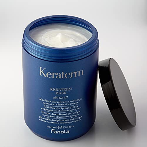 Foto von Fanola Keraterm Hair ritual Maske pH 4,2-4,7 Anti-Frizz disciplining mask, 1000 ml