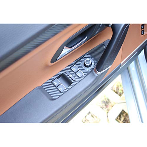 Pegatinas de vinilo rosa de carbono 3D para personalizar el interior de tu coche 5