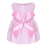 choyaxo Dog Bowknot Dresses Pet Skirts Princess Dress for Girl Puppy