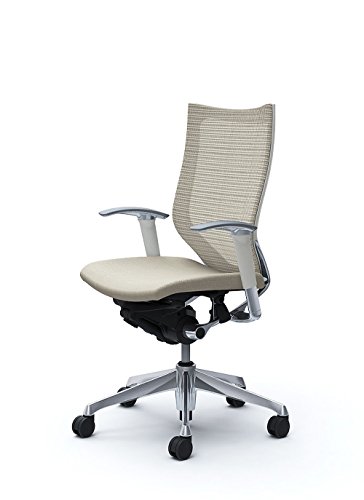 オカムラ 岡村製作所 デスクチェア オフィスチェア バロン ハイバック 可動肘 座クッション ホワイト CP85BW-FEF3