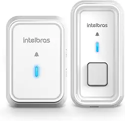 Campainha Sem Fio Com Bateria CIB 101 Branco Intelbras