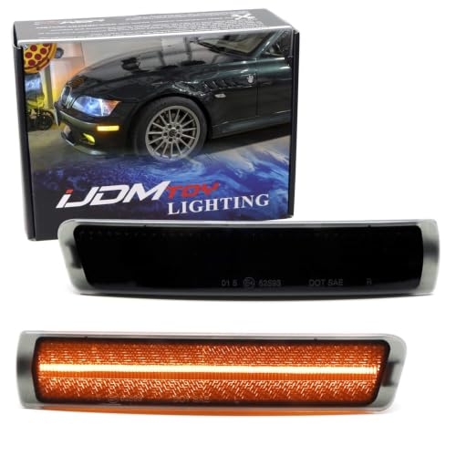 iJDMTOY LED Front Side Marker Lights For Mercedes BMW 1996-2002 Z3 Z3M