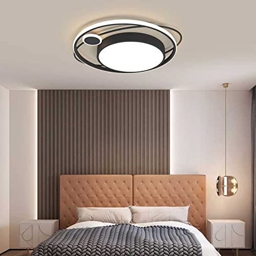 Plafonniers modernes et simples pour salon avec eclairage LED rond encastre variable