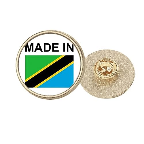 Broche Tanzanie dorée taille M fixez vos foulards sans les abîmer