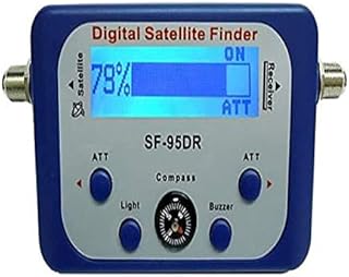 AGPtek Good For Campers Digital Satellite Signal Meter Finder Meter For Dish Network Directv FTA LCD Graphic Display Backlight Compass Buzzer Control