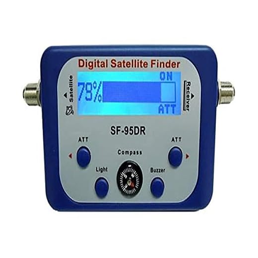 AGPtek Good For Campers Digital Satellite Signal Meter Finder Meter For Dish Network Directv FTA LCD Graphic Display Backlight Compass Buzzer Control