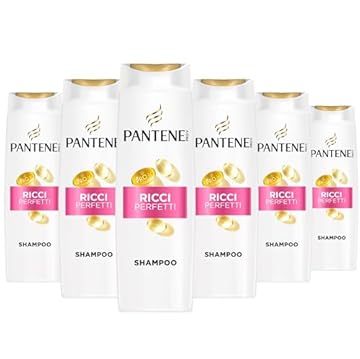 Pantene Pro-V Shampoo Ricci Perfetti 300ml per Ricci Crespi e Ribelli. Deterge e Protegge i Legami del Capello per Capelli dall'Aspetto Sano. Senza Olio Minerale e Coloranti. Con Active Nutri-Plex