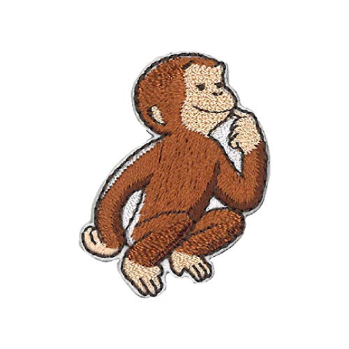 ミノダ おさるのジョージ ミニワッペン おすわり U01Y1622 ブラウン
