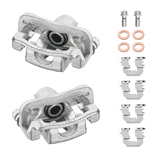 Image of BDFHYK 19-B6283 19-B6282 Rear Disc Brake Caliper Assembly Compatible with Kia Soul 2010 2012 2013 1.6L /2.0L L4, GAS 2pcs
