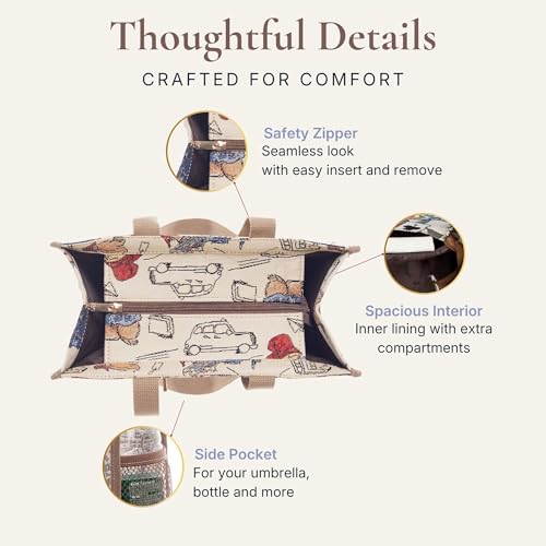 Bolso de hombro Signare Tapestry con diseño Paddington Bear miniatura 5