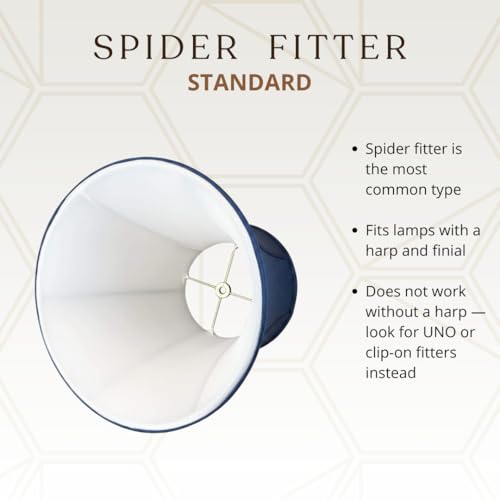 Image of Royal Designs, Inc. BSO-704-12NBLU True Bell Basic Lamp Shade, 6.5 x 12 x 10.5, Navy Blue