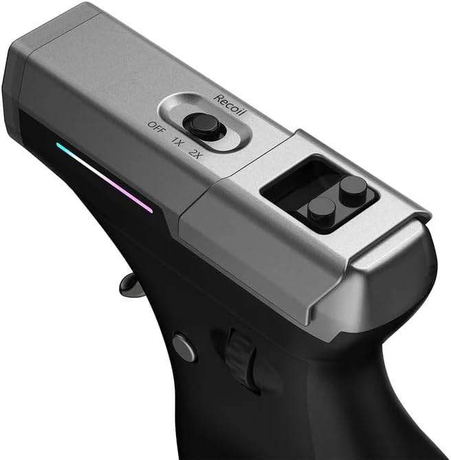 ErgoStrike7 Next-Gen FPS Gaming Mouse with Recoil (Black) - FPS Gun Grip Mouse, Ergonomic Vertical Design, Wireless/Wired USB for PC Gamers (Black)