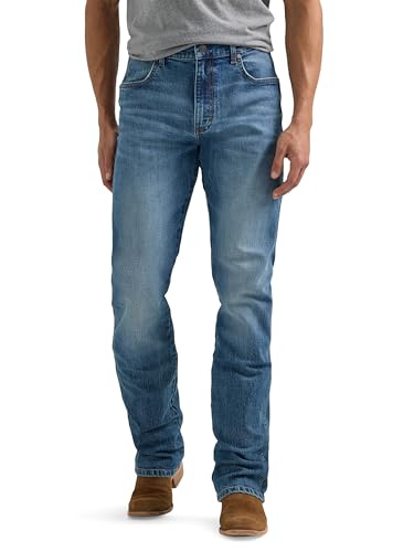 Wrangler Mens Retro Slim Fit Boot Cut Jean Harris 32W x 34L