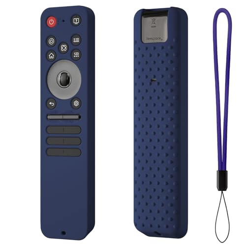 Custodia protettiva silicone per LG MR25GA Magic cover per telecomando per Smart TV con cordino solo custodia blu scuro