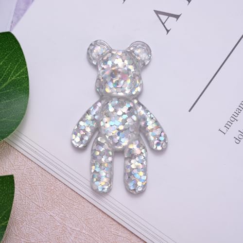 Image of Aesnefe Pocket Bear Hug Anxiety Relief, Mental Health Positivity, Autism Fidget, Stress Relief for Her, Comforting Back to School Gift - White