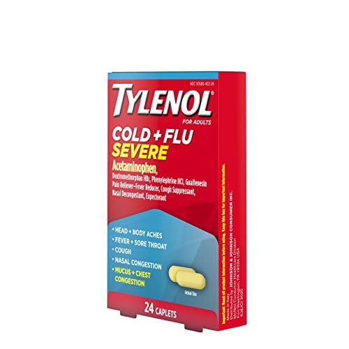 Tylenol JJ-2309 Cold + Flu Severe Medicine Caplets thumb #10