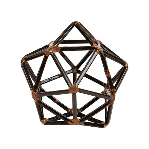 Mind Reader Metal Geometric Sculpture, Modern...