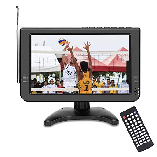 10.6-inch Portable TV with Detachable Antenna,Battery tv Built-in ATSC&NTSC Digital Tuner/USB/TF Card Slot and AV/HDMI Port in 10.6-inch Portable TV with Detachable Antenna,Battery tv Built-in ATSC&NTSC Digital Tuner/USB/TF Card Slot and AV/HDMI Port in