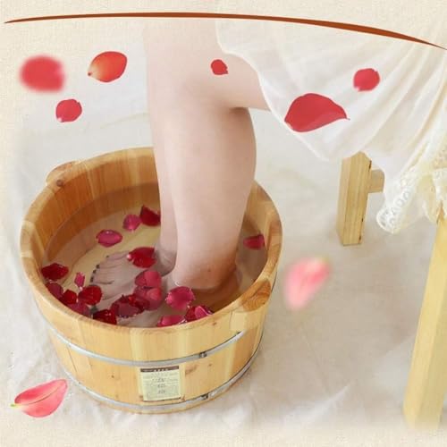 Baño de pies de madera para masaje y spa miniatura 5