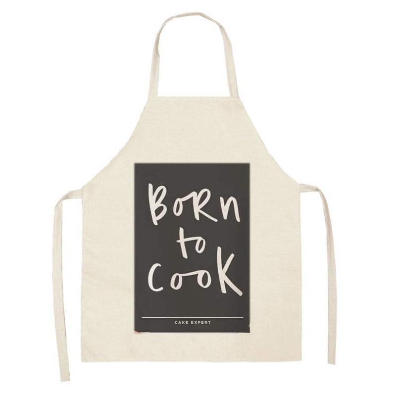 FaceYee Bron to Cook Apron Kitchen Hilarious Decor Women Chef Gift Color:Bron to Cook Black
