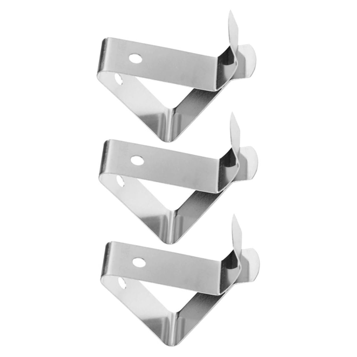 FUNOMOCYA 3pcs Stainless Steel Coffee Cup Clip for Grill Thermometer Metal Probe Clip Holder for Cooking Pot Side Thermometer Clamp