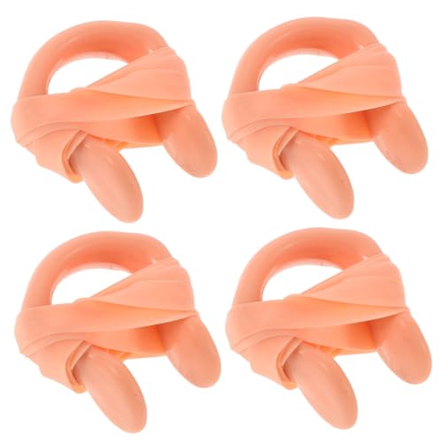 HONMEET 4pcs Swimmers Nose Clip Nose Stop Clips Nose Nasal Stopper Swimming Adults Strap Moldable for Swim Nose Clip Plug Water Silicon Nose Clips Swimmer Nose Clips Beige
