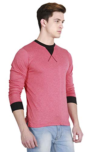 Image of fanideaz Men's Cotton Full Sleeve Henley T Shirts for Men