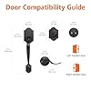 Amazon Basics Front Door Lock Set, Handleset with Shelby Lever, Level Door Handle, Exterior, Single Cylinder Packs, Oil Bronze, 1-Pack