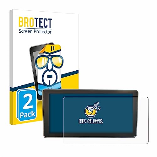 Pellicola Protettiva per Audi A4 B9 2017 MMI Plus 8 Protezione Schermo 2 Pezzi Trasparente Anti-Impronte