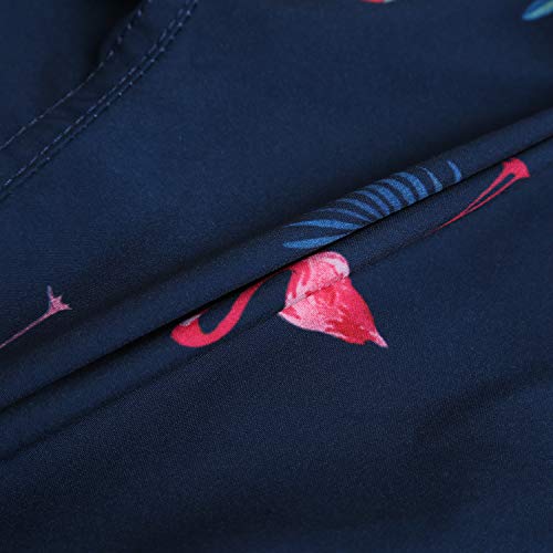 APTRO Short de banho feminino casual roupa de banho de praia secagem rápida cintura elástica, 13-fla