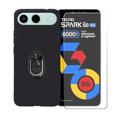 FZSZS ɓKTecno Spark Go 5G (6.74") gуP[X+XN[veN^KXA\tgQTPUVRیJo[AubNXeg360OXegtFgуP[X
