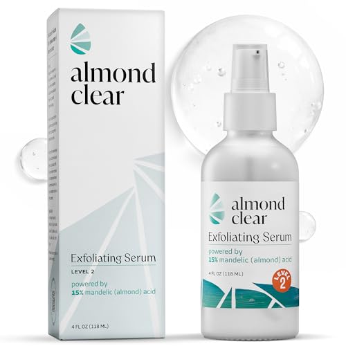 Almond Clear Level 2 Serum | Mandelic Acid Body Serum for Acne, Folliculitis, Aging Skin, Ingrown...