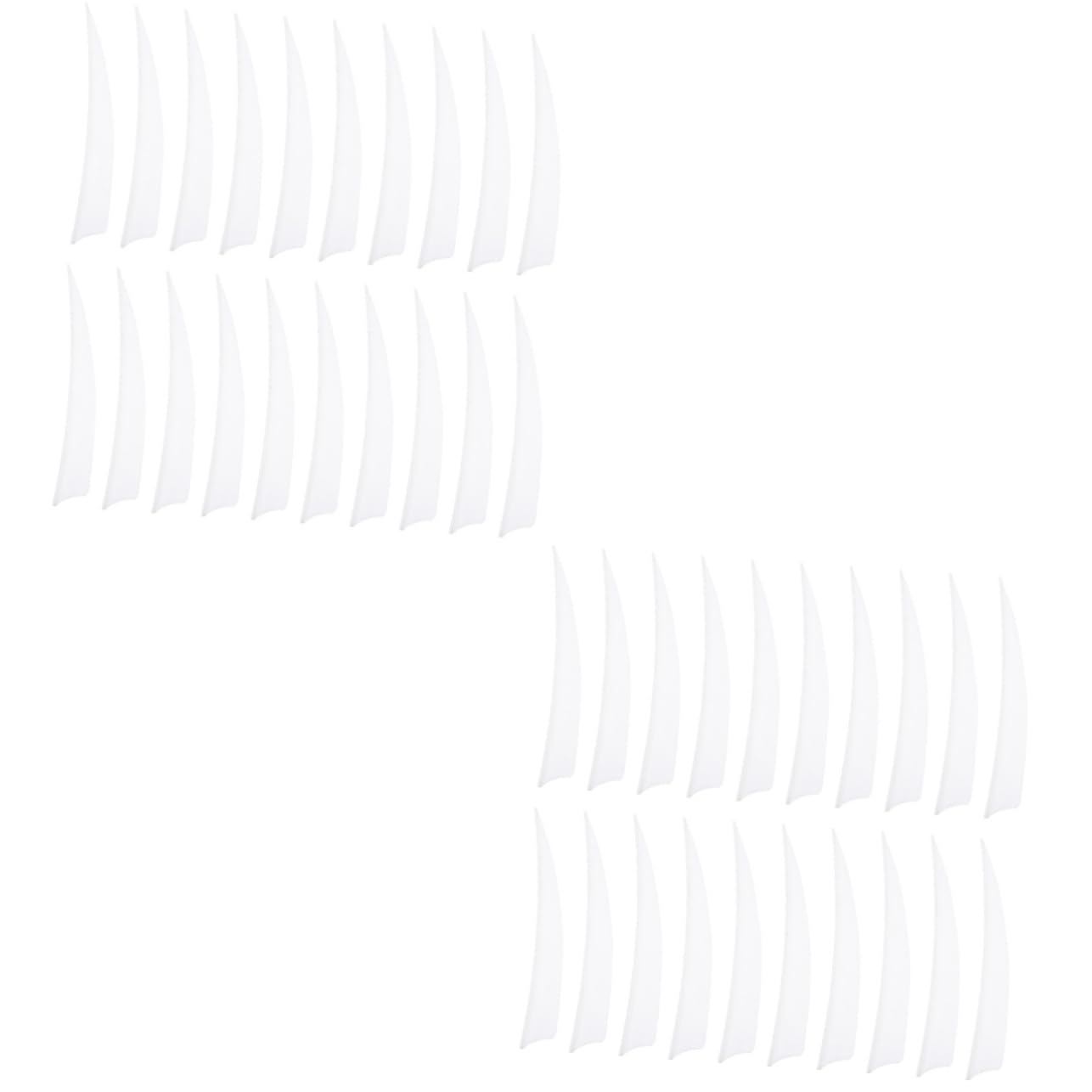 VANZACK 4sets Turkey Fletching for Archery Professional Arrow Tail Accessories Lightweight and Durable for DIY Arrow Building and Target Shooting 20pcs*4