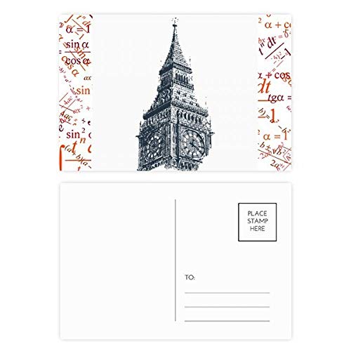 Campanile Landmark - Set di cartoline per schizzi, 20 pezzi