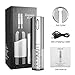 Zupora Electric Wine Opener Set, Portable Battery Operated Automatic Wine Bottle Corkscrew with Foil Cutter, Vacuum Seal Stopper and Wine Pourer, Perfect Holiday Gift for Wine Lovers Friends Family