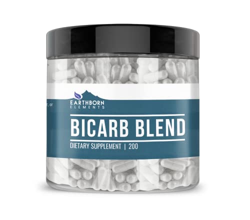 Earthborn Elements Bicarb Blend 200 Capsules Pure & Undiluted No Additives