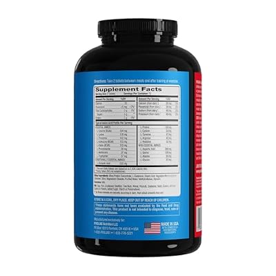 Prolab Amino 2000 Essential Amino Acids Supplement, High-Potency BCAA Blend for Muscle Support & Recovery (150 Tablets)